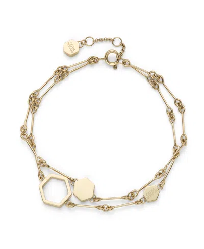 Olivia Burton Honeycomb Classic Gold Tone Bracelet