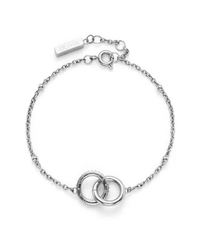 Olivia Burton Infinite Silver Tone Bracelet