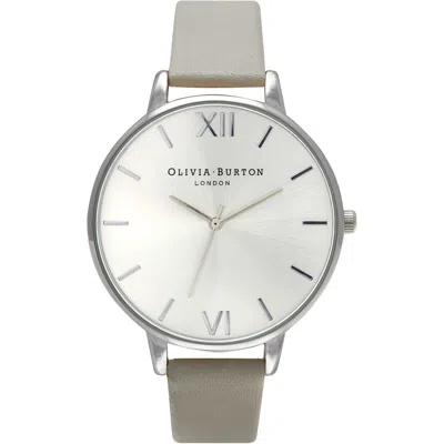 Olivia Burton Ladies' Watch  Ob15bd57 ( 38 Mm) Gbby2 In Gray