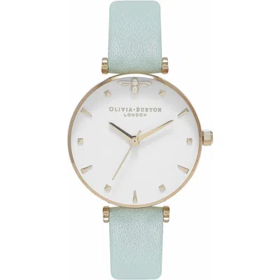 Olivia Burton Green Synthetic Leather Watch