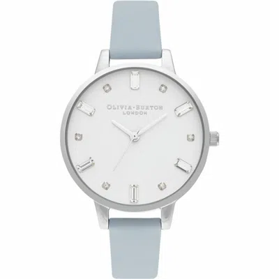 Olivia Burton Blue Synthetic Leather Watch