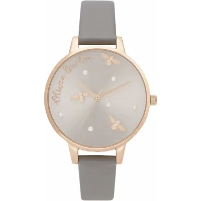 Olivia Burton Ladies' Watch  Ob16pq03 ( 34 Mm) Gbby2 In Gray