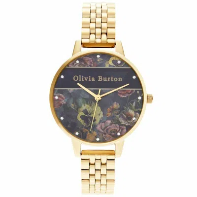 Olivia Burton Ladies' Watch  Ob16vs01 ( 34 Mm) Gbby2 In Gold