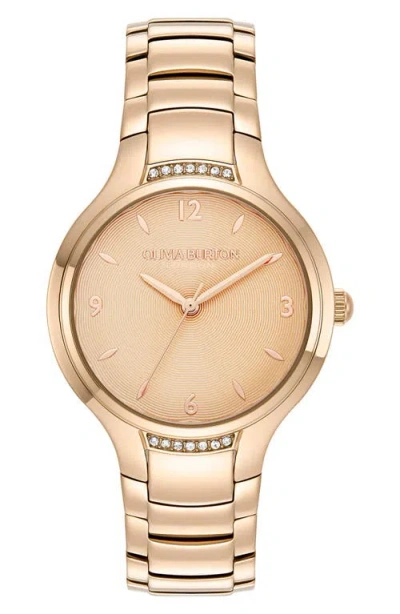 Olivia Burton Women's Lea Rose Gold-tone Stainless Steel Watch 34mm