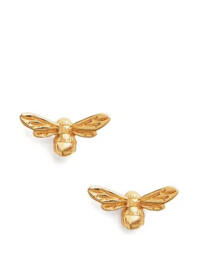 Olivia Burton Lucky Bee Stud Earrings In Gold