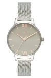 Olivia Burton Mesh Strap Watch, 30mm