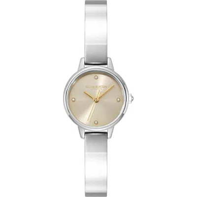 Olivia Burton Mini Classic Bracelet Watch, 23mm In Metallic