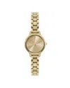 Olivia Burton Women's Mini Classic Gold Tone Stainless Steel Bracelet Watch, 23mm In Gold/gold