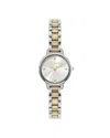 Olivia Burton Women's Mini Classic Two-tone Stainless Steel Bracelet Watch, 23mm In White/two Tone