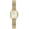 Olivia Burton Women's Grosvenor Mini Gold Tone Bracelet Watch, 20mm In Gold/ivory