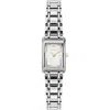 Olivia Burton Mini Grove Rectangular Bracelet Watch, 16mm In Metallic