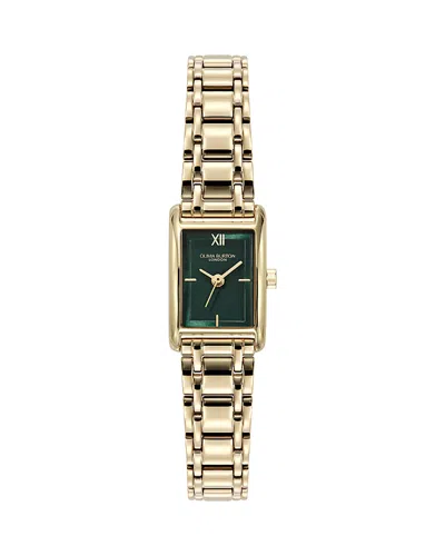 Olivia Burton Petit Grove Bracelet Watch, 16mm In Yellow