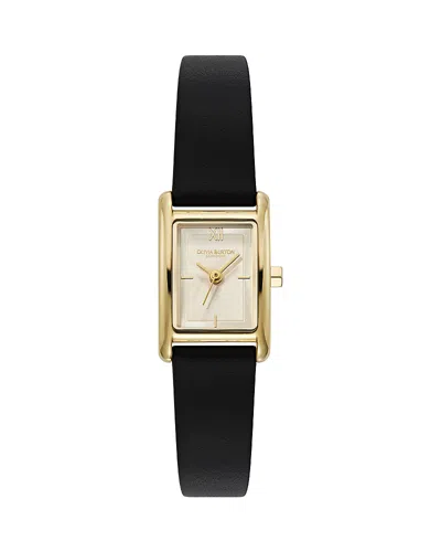 Olivia Burton Mini Grove Watch, 16mm X 20mm In Black