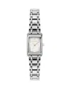 Olivia Burton Mini Grove Rectangular Bracelet Watch, 16mm In Metallic