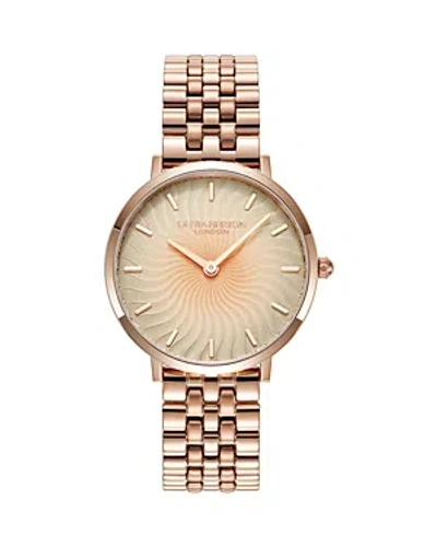 Olivia Burton Women's Radiant Sun Rose Gold-tone Stainless Steel Watch 35mm