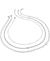 Olivia Burton Silver-tone Layered Necklace In Silver-tone