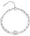 Olivia Burton Silver-tone Stacking Bracelet In Silver-tone