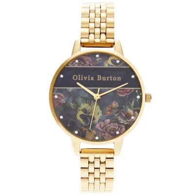 Olivia Burton Steel Women's Watch In Gold