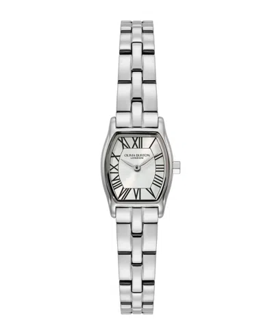 Olivia Burton Women's Cambridge Silver-tone Stainless Steel Bracelet Watch 17.7mm In Metallic