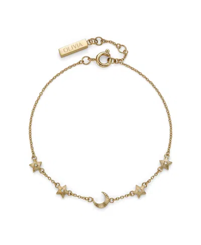 Olivia Burton Women's Celestial Chain Gold-tone Stainless Steel Bracelet