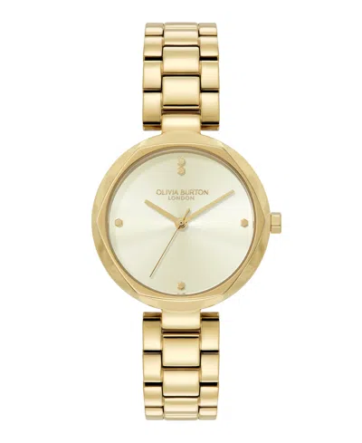 OLIVIA BURTON WOMEN'S DIMENSION GOLD TONE BRACELET WATCH, 32MM