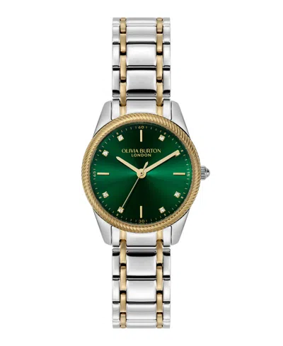 Olivia Burton Women's Egerton Two Tone Stainless Steel Bracelet Watch, 28mm In Multi
