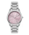 Olivia Burton Women's Glowful Silver Tone Stainless Steel Bracelet Watch, 34mm In Silver