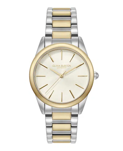 Olivia Burton Women's Glowful Two-tone Stainless Steel Bracelet Watch, 34mm In Two Tone
