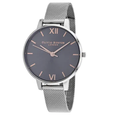Olivia Burton Classic Mesh 30mm Watch In Neutral