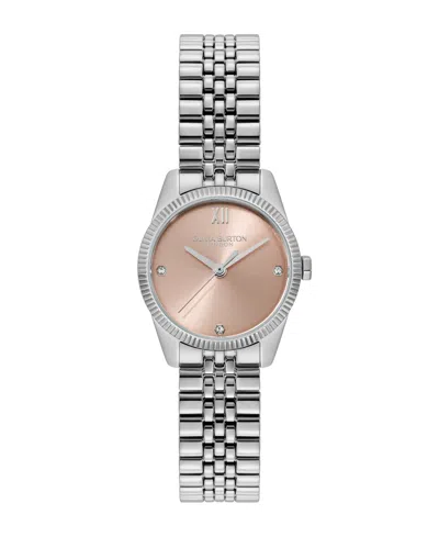 Olivia Burton Women's Highbury Silver-tone Stainless Steel Bracelet Watch 25mm In Metallic