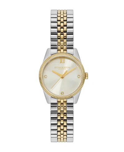 Olivia Burton Women's Highbury Two Tone Stainless Steel Bracelet Watch 25mm In Multi