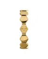 Olivia Burton Women's Honeycomb Gold-plated Cuff Bracelet In Gold-plated