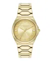 Olivia Burton Women's Lustre Gold-tone Stainless Steel Bracelet Watch 34mm In Gold