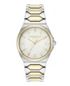 Olivia Burton Women's Lustre Silver And Gold-tone Stainless Steel Bracelet Watch 34mm