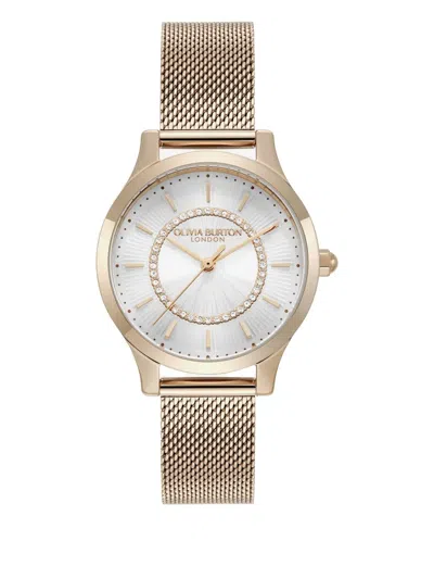 Olivia Burton Wonderlust Embellished Watch In Gold
