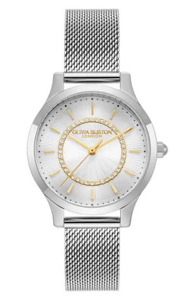 OLIVIA BURTON OLIVIA BURTON WONDERLUST MESH STRAP WATCH, 30MM