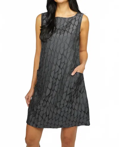 Olivia By Habitat Night Out Jacquard Derby Mini Dress In Magnet In Black