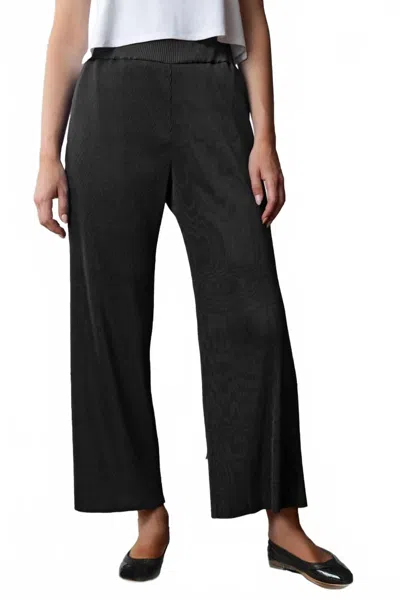 Olivia By Habitat Parisian Pleats Solid Occasion Pants In Black
