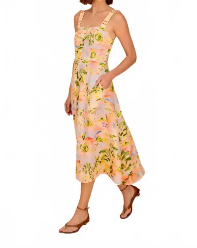 Olivia By Livro Alice Midi Dress In Sierra In Multi