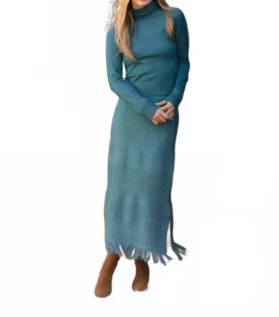Olivia By Livro Birdie Maxi Skirt In Blue