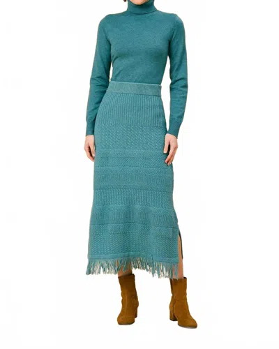 Olivia By Livro Birdie Skirt In New Teal In Green