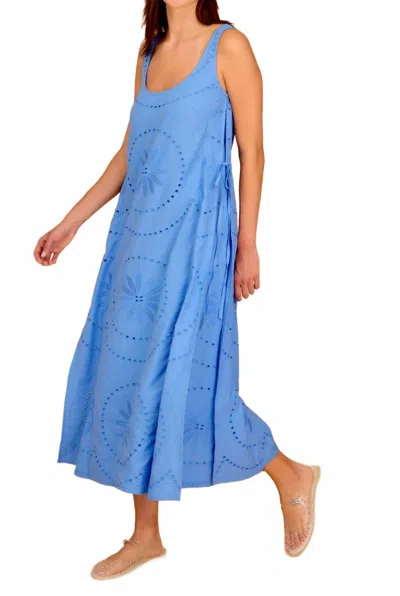 Olivia By Livro Bridget Midi Dress In Azul Lace In Blue