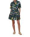 Olivia By Livro Brynn Floral Mini Dress In Multi In Black