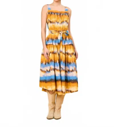 Olivia By Livro Cami Midi Dress In Golden Ombre In Multi