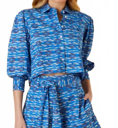 Olivia By Livro Flask Mabel Shirt In Blue