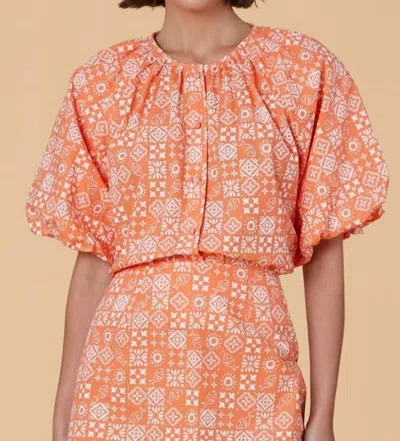 Olivia By Livro Freda Top In Checkerboard In Multi
