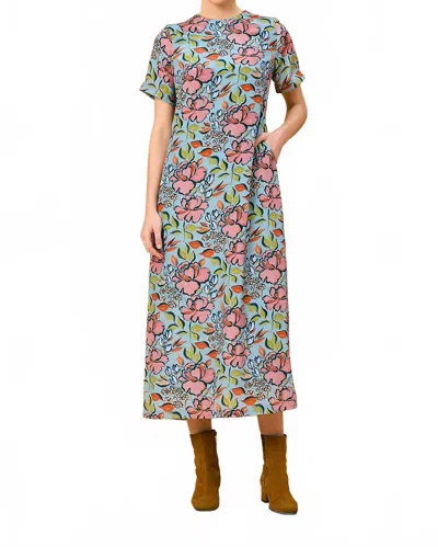 Olivia By Livro Gwyneth Midi Dress In Rosewood In Green