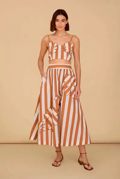 Olivia By Livro Kit Midi Skirt In Ceramica In Multi
