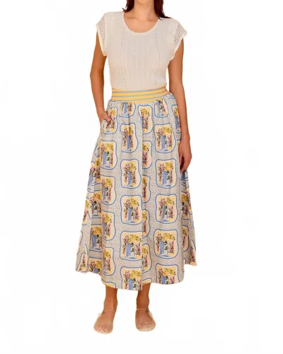 Olivia By Livro Kit Skirt In La Puerta Azul In Multi