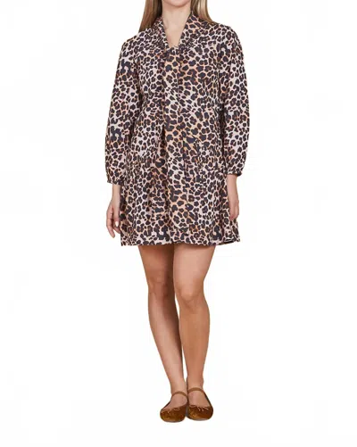 Olivia By Livro Leopard Effie Dress In Black In Animal Print